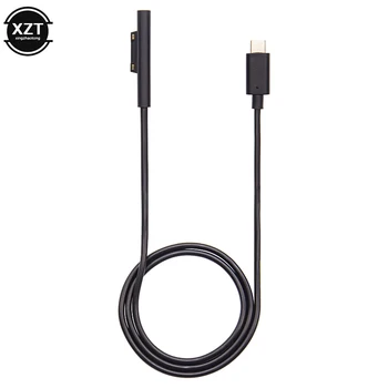 USB C Тип C Блок питания зарядное устройство 15 В 3A Адаптер Кабель для зарядки шнур для Microsoft Surface Pro 6 / 5 / 4 / 3 150 см