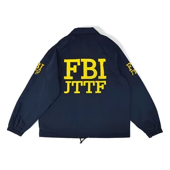 Американский повседневный Лацкан Целевой группы ФБР по борьбе с терроризмом, Однобортная куртка с длинным рукавом, Ветрозащитное тактическое тренировочное пальто