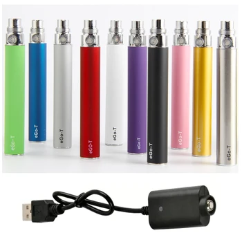Электронная сигарета Ego-T с аккумулятором для вейп-ручки емкостью 1100 мАч с USB-зарядным устройством для атомайзера CE4 CE5 Evod H2 T3S