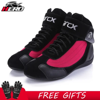 Женские мотоциклетные ботинки ARCX, обувь для верховой езды на мотоцикле для взрослых, дышащие байкерские ботинки, мужская противоскользящая обувь для верховой езды на мотоцикле