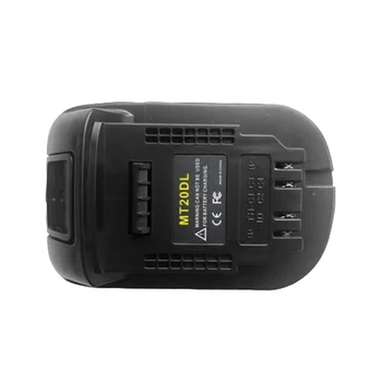 MT20Dl Аккумуляторный адаптер для Makita 18V Bl1860 Bl1830 Bl1815 Литий-ионный аккумулятор для Dewalt 18V 20V Dcb200 Литий-ионный аккумулятор