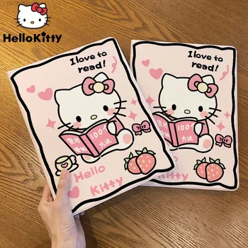 Sanrio Hello Kitty Новый Розовый Защитный Чехол Для Ipad 10,9 Дюймов Mini 6 Чехол Kawaii Kuromi Pro11 Anti Drop Case Air 4 5 Pro 12,9 Дюймов