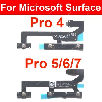 Для Microsoft Surface Pro 4 5 6 7, Кнопка включения выключения громкости, гибкий кабель, боковой переключатель, Замена гибкого кабеля