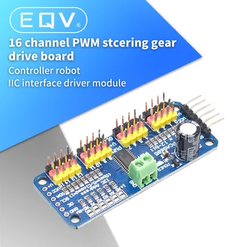 16-канальный 12-битный драйвер PWM/сервопривода - интерфейс I2C - PCA9685 для Arduino Raspberry Pi модуль сервозащиты 