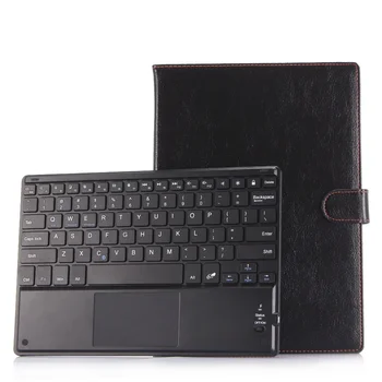 10-дюймовый Чехол с Bluetooth-клавиатурой для Teclast P20S P20HD P20 M40SE M40 Pro, 10,1-дюймовый Планшетный ПК, Кожаный Чехол с сенсорной панелью и клавиатурой