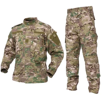 CP & ACU Уличная Камуфляжная Армейская форма, Тактический Военный боевой Охотничий костюм, Тренировочная походная куртка и брюки BDU