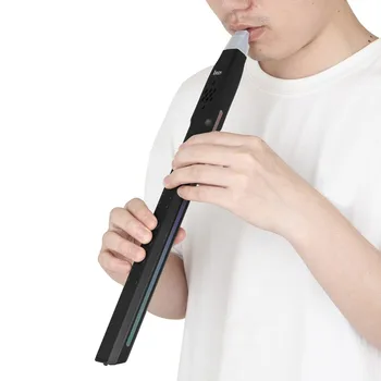 Электронный саксофон Беспроводной Bluetooth Электрическая паяльная трубка 13 встроенных тонов Деревянный духовой инструмент с сумкой для хранения