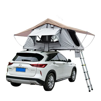 Высококачественная алюминиевая автомобильная уличная палатка на крыше Кемпинг 1-2 Человека Палатка на крыше Мягкая оболочка