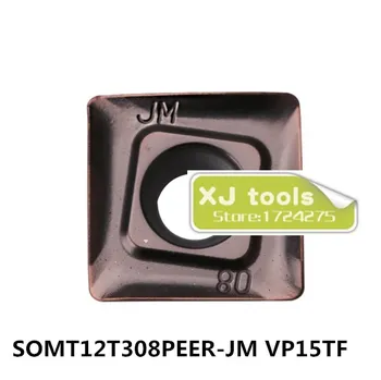 Бесплатная Доставка 10шт SOMT12T308PEER-JM VP15TF Сменные твердосплавные пластины во фрезе SOMT12T308PEER JM VP15TF
