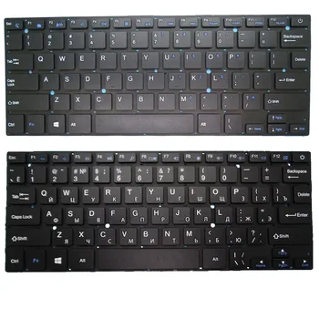 Клавиатура для ноутбука DIGMA EVE 14 P416 ES4062EW Черная без рамки США/Русский RU