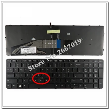 Английская новая клавиатура для HP for Probook 650 G2 655 G2 US клавиатура ноутбука с подсветкой и указателем
