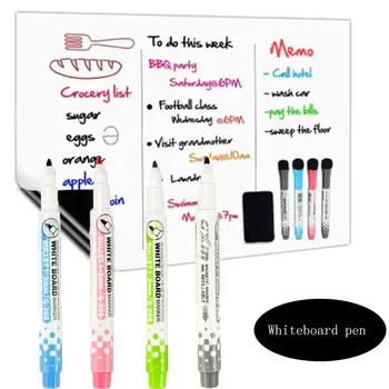 Подарки для детей Записная книжка на Холодильник Стираемая ручка для белой доски Магнитный маркер для белой доски