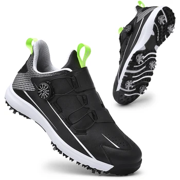 Профессиональная обувь для гольфа для мужчин, черные, белые мужские тренировочные кроссовки для гольфа, Кроссовки для бега Большого Размера 39-47