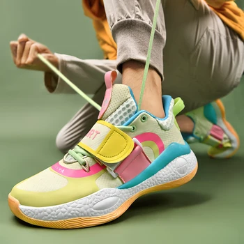 Женская Баскетбольная обувь, Модная спортивная обувь, Обувь для горячей пары, Амортизирующие Дышащие Тренировочные ботинки для Уличного баскетбола