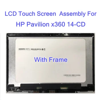 14,0 ЖК-дисплей с сенсорным экраном В сборе Для HP Pavilion x360 14-CD 14M-CD0001DX 14T-CD000 L18192-001 Дисплей с разрешением FHD1920x1080 30pin