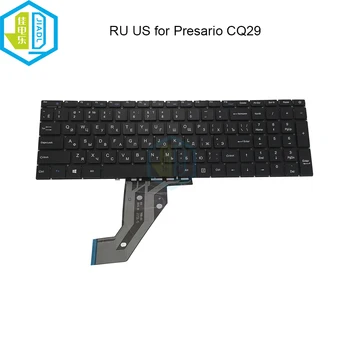 Новая Клавиатура для ноутбука RU US Compaq Presario CQ-29 CQ29 X317L MB3661027, Английская Русская Клавиатура, Запасные части для ПК для ноутбука