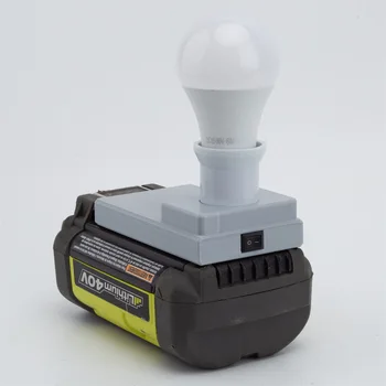 Портативное Беспроводное светодиодное рабочее освещение для помещений и улицы, аварийное освещение для Roybi 40V с литий-ионным питанием от аккумулятора (батарейки в комплект не входят)