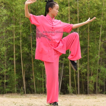 25 Цветов, Женские шорты в стиле Удан-Даос, Летняя Униформа для Тайцзицюань, Тренировочный костюм для боевых искусств Кунг-фу, Одежда Для Ушу Вин Чун