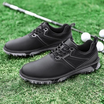 2022 Новая Обувь для гольфа для мужчин, Большие Размеры 46 47, Спортивная обувь, Мужская Противоскользящая Обувь для тренировок в Гольфе, Мужские Кроссовки для гольфа Наивысшего Качества, Мужские Кроссовки для гольфа