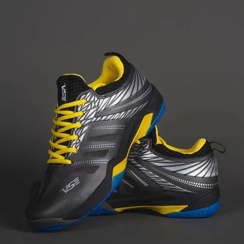 2023 Новый тренд для тренировок по бадминтону, Износостойкая спортивная обувь, Женская противоскользящая молодежная обувь для настольного тенниса, Желтая обувь для бадминтона, Мужская