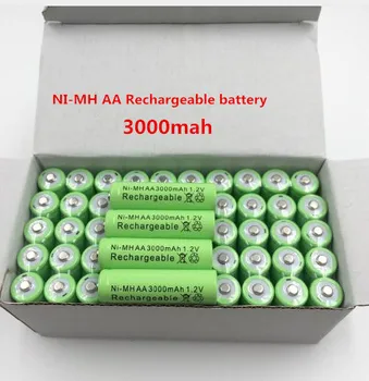 2 ~ 20 шт Новый оригинальный аккумулятор 3000 мАч AA 1,2 В Ni-MH Аккумуляторная батарея для игрушек Камера Микрофон