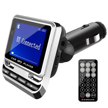 Автомобильный MP3 FM12b Bluetooth Hands-Free Автомобильный FM-передатчик с Большим экраном, который может считывать данные с USB-флешки Car MP3