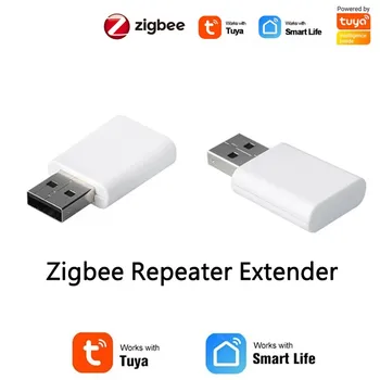 ZigBee 3,0 Ретранслятор сигнала Tuya USB Усилитель сигнала Удлинитель для Smart Life ZigBee 2MQTT Gateway Автоматизация устройств Умного Дома