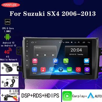 Android 10,0 2 + 32G Carplay Аудио Автомобильный Радио Мультимедийный Плеер GPS Навигация для Suzuki SX4 2006-2013 для Fiat Sedici 2005-2014