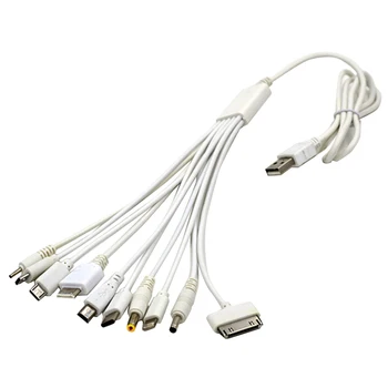 Новый многофункциональный кабель-адаптер зарядного устройства USB 10in 1 для мобильного телефона iPhone6/7