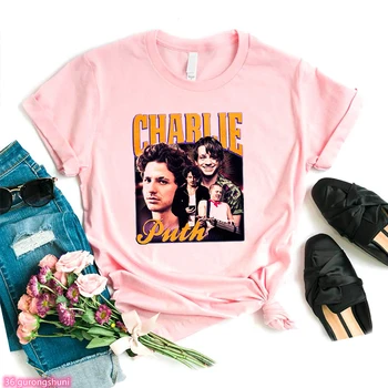 Новые поступления, Женская футболка с Рэпером Чарли Путом, Футболка с графическим принтом, Fenmme, Модная футболка в стиле Харадзюку 90-х годов для девочек, Топы из уличной ткани