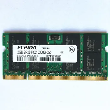 Оперативная память ноутбука ELPIDA DDR2 2GB 667MHZ 2GB 2Rx8 PC2-5300S-555 ddr2 667 2gb оперативная память ноутбука