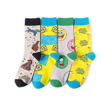 Забавные высококачественные носки с аниме, носки с животными, хороший друг, Косплей, супергерой, хлопковые носки-трубки с мультяшной личностью, чулки, реквизит