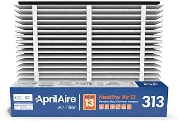 Сменный фильтр 313 для воздухоочистителей AprilAire Whole House - MERV 13, Healthy Home Allergy, Воздушный фильтр 20x20x4 (упаковка по 1 штуке)
