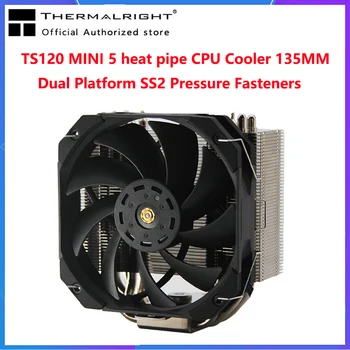 Thermalright TS120 MINI 5 Радиатор охлаждения процессора компьютера с тепловой трубкой 135 мм, Радиатор воздушного охлаждения Шасси ITX с одной башней