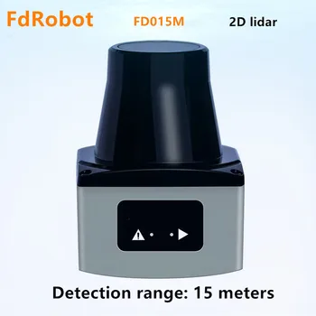 Промышленный 2D лазерный лидар FdRobot lidar FD015M TOF 15m дальномерный радар для обхода роботом препятствий Взаимодействия со стеной полом экраном