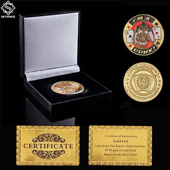 Защитный жетон для покерных карт, Развлекательная Коллекционная монета на Удачу 