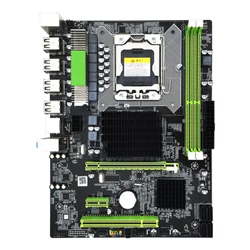 Материнская плата X58 PRO LGA 1366 DDR3 DIMM PCIE X16 8 с интерфейсом USB Материнская плата Поддерживает оперативную память RECC и процессор серии Xeon I7