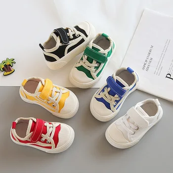 Маленькая тканевая обувь, детская обувь, ранняя осень 2022, новая обувь для мальчиков, мягкая подошва, обувь для малышей и младенцев