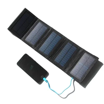 30 Вт Солнечная панель USB 5 В 1.5A, складное солнечное зарядное устройство, Водонепроницаемая солнечная батарея, Портативная мобильная мощность для кемпинга, пеших прогулок