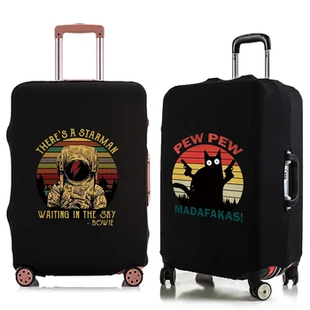 Чехол для багажа, чемодан, более толстый эластичный пылезащитный чехол для 18-32 дюймов, новый чехол для тележки с принтом Pew, защитный чехол, аксессуары для путешествий