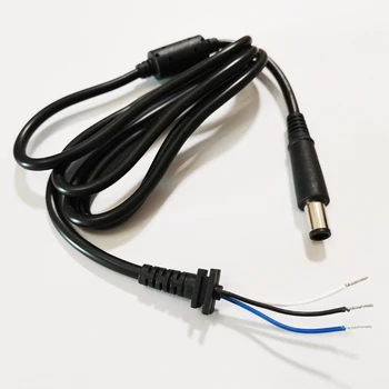 Штекер постоянного тока NCHTEK 7,4x5,0 мм С кабелем/шнуром 1,2 метра для ноутбука HP/Dell/10 шт.