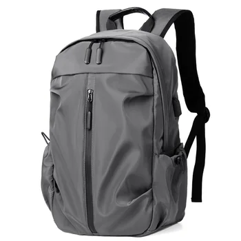 Рюкзак для мужчин, деловая сумка для компьютера с USB-зарядкой, Студенческая Дорожная сумка Большой емкости, сумка из ткани Оксфорд для мужчин и женщин