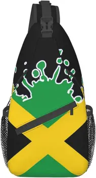 Крутая Ямайка, Ямайский флаг, Слинг через плечо, рюкзак, слинг-сумка, Дорожная походная нагрудная сумка, рюкзак для мужчин и женщин, для путешествий на открытом воздухе