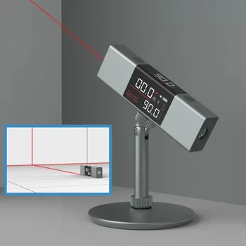 Портативный Лазерный прибор Для измерения уровня угла наклона, Маркировочный Прибор, Двойное Лазерное проекционное Линейное Устройство, Водонепроницаемое Для Домашней Профессии