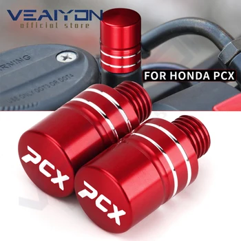 Для Honda PCX REBEL 2 шт. Универсальные аксессуары для мотоциклов с ЧПУ Алюминиевые Заглушки с зеркальными Отверстиями, Винты, Болты, крышки