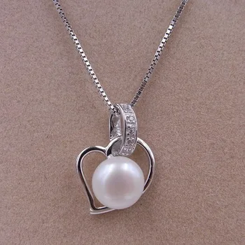 Sinya Новое поступление, горячая распродажа, Ожерелье из стерлингового серебра 925 пробы, ювелирные изделия из пресноводного жемчуга для женщин и девочек