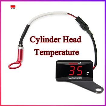 датчик температуры головки блока цилиндров koso для адаптера nmax cb500x, термометра для скутеров и гоночных мотоциклов 10/14 мм красного цвета