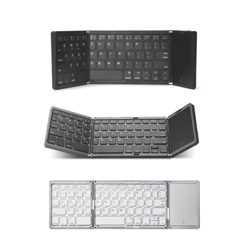 Мини-складная клавиатура, портативная беспроводная связь, совместимая с Bluetooth, для телефона, планшета N58E