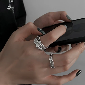 Новое стильное кольцо для открывания указательного пальца, Аксессуары для нишевого дизайна, Нейтральные кольца 2023, Модные аксессуары, Кольца, Один предмет
