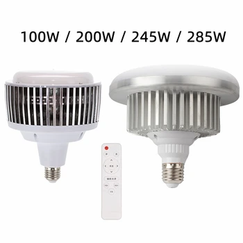 E27 Светодиодный светильник 220 В, Профессиональная фотография, трехцветная заполняющая лампа, освещение для съемки Видео, Фото, RGB-лампа с дистанционным управлением